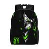 Zaino Neon Genesis Evangelion EVA borsa ita mochila Doppio Uso Ufficio Lavoro Chiusura a Zip Rucksack