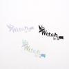 Car Sticker "The Witch Is In" Creative Letter Decal Waterproof Universal Fit for Auto Truck Motorcycle Rear Windshield