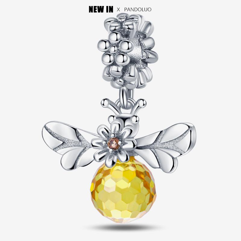 Brand Latest Arrival Yellow Series Animal Shape Charm Bead Component Bead Components Compatible With Pandach Authentic Original Bracelet High Quality