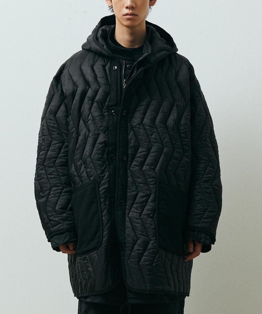 Publicifure Washed Nylon M65 Fishtail Parka_Black