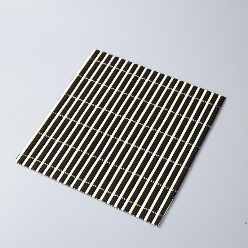 Bamboo Table Placemats Coaster Chinese Tea Mat Insulation Waterproof Pad Table Mats Kitchen Accessories Natural Bamboo Handmade
