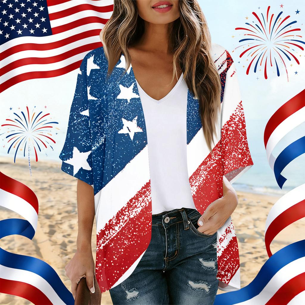 Womens Spring Tops Summer Shirts for Women Womens Summer Shirts Womens Summer Tops Dressy Casual Lightweight Loose Fit Kimono Cardigan