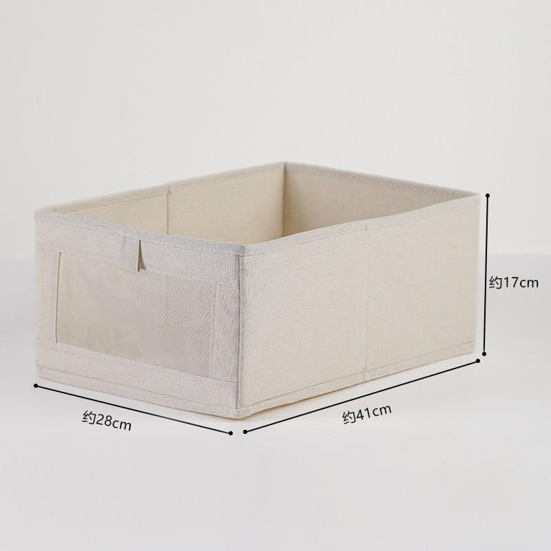 

Foldable Linen Storage Bins for Closet -Drawer Style Organizer Baskets, Large Capacity Collapsible Clothes Storage Box