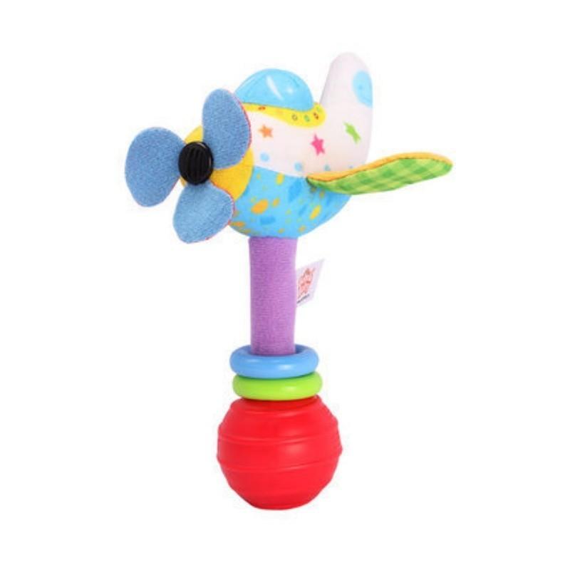 Cute Plush Rattle Bell Baby Toy For 0-3 Year Old Babies