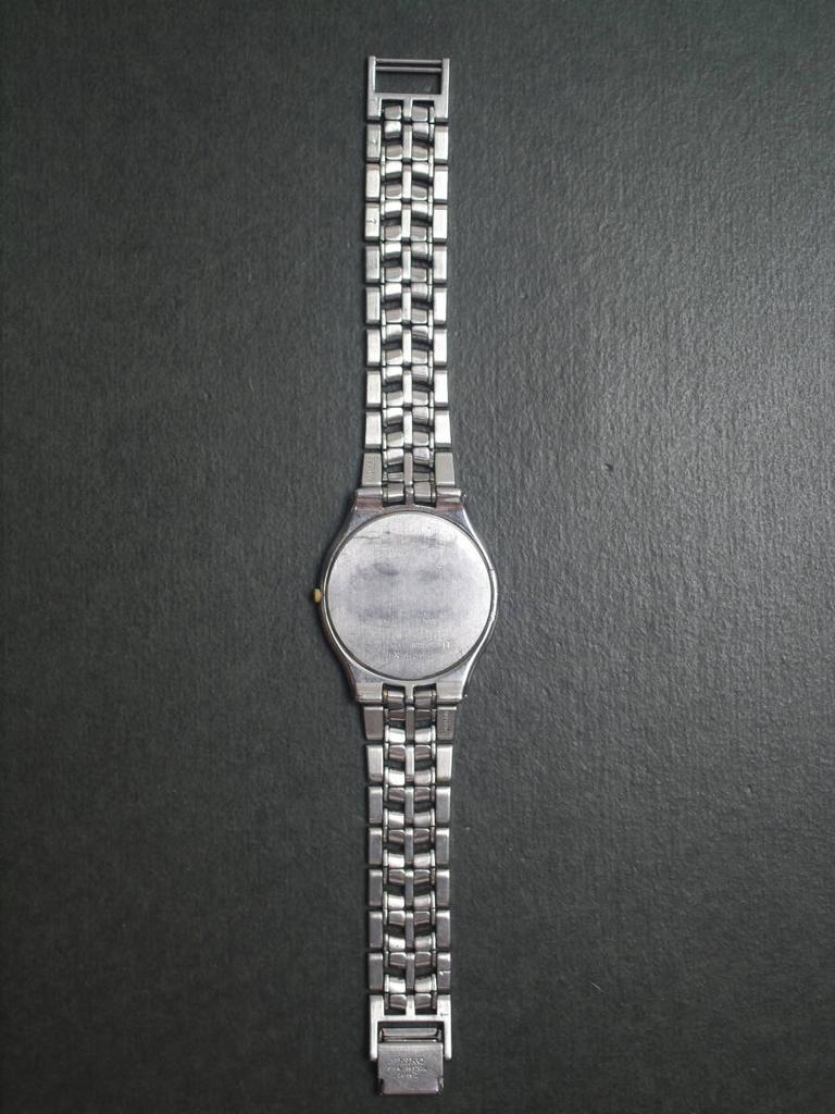 SEIKO Dolce Quartz Model Working Condition 3-Hand Watch, Strap, 8J41-6030, Men's Watch, (AE605)