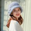 Czapka dziergana dla kobiet na jesień i zimę Modna i wszechstronna Gruba i pluszowa czapka dziergana Ciepła czapka rybaka