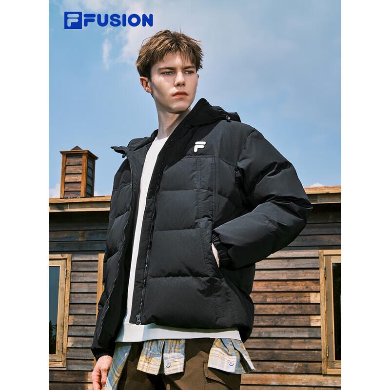 FILA FUSION Unisex Hooded Down Jacket XS