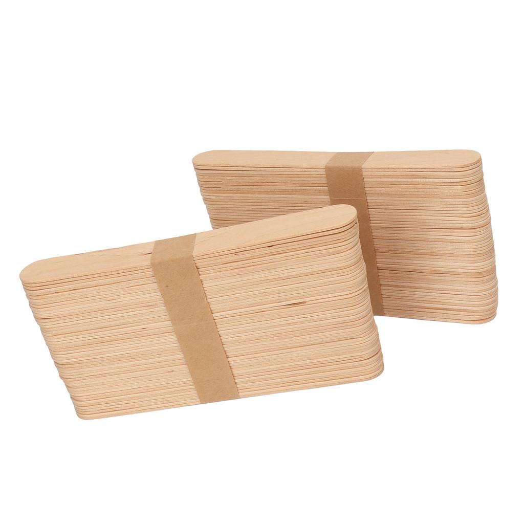 300PCS Waxing Craft Stick Multifunctional Birch Wood Hair Removal Stick for Home