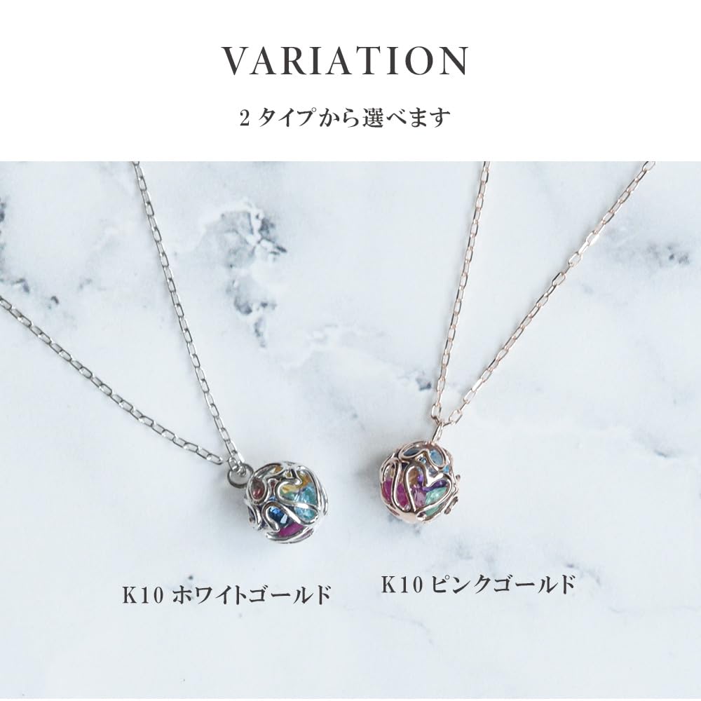 Kleeblatt-Amulett 10K Weißgold 10K Schutz ab November Sa243 Vierblättrige Halskette, Gold, Gold, Böse, Februar, Mai, Juli, September, Oktober, Geburtssteine,