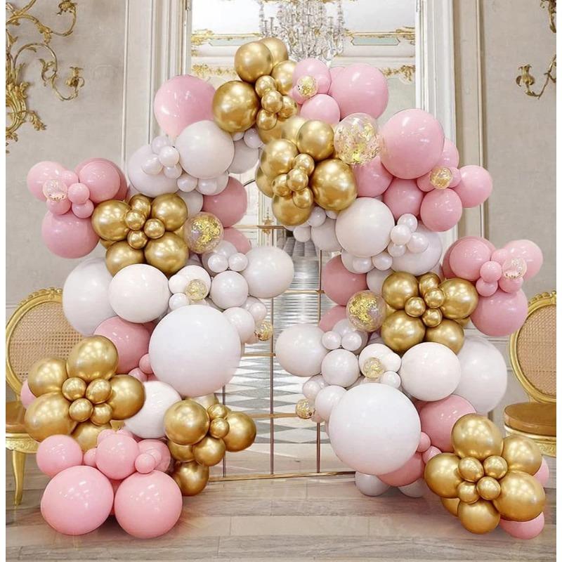 Metallic Blue Silver Balloons Garland Arch Kit Starburst Foil Balloons Birthday Party Kids Baby Shower Party Decorations Wedding