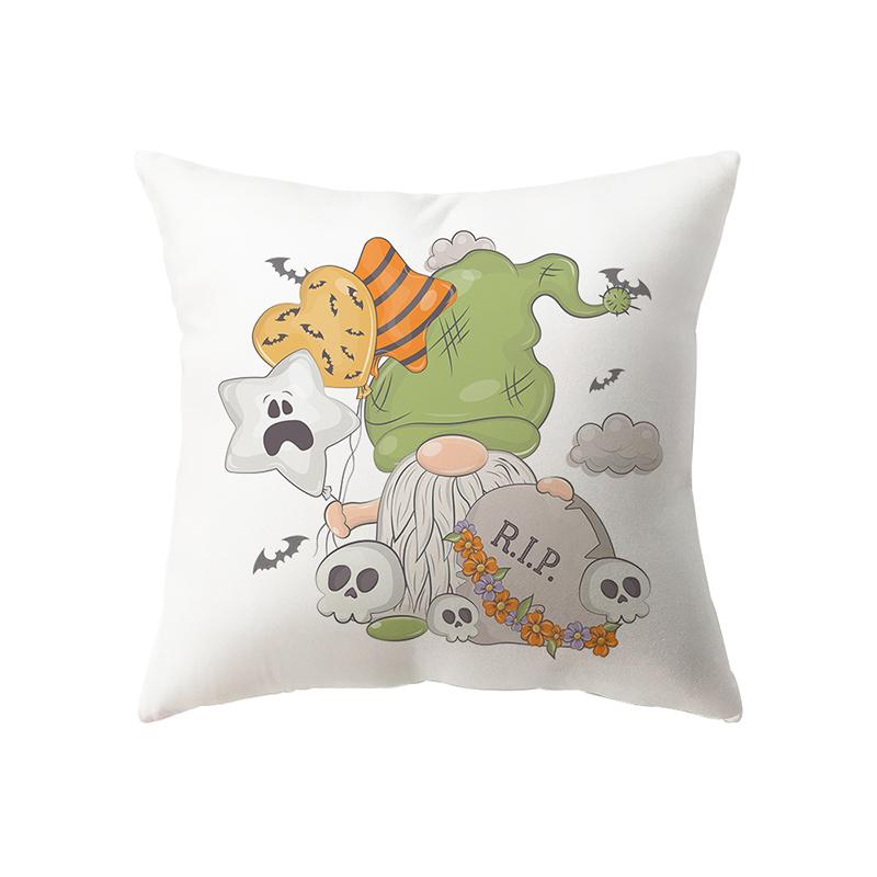 Alphabet Halloween Theme Throw Pillow Cover Pumpkin Witch Throw Pillow Cover Sofa Chair Bed Cushion Cover Home Decor