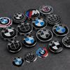 XWQP2 Car Sticker 4pcs 56mm 68mm Blue Logo Car Wheel Center Caps Hub Cover Badge For BMW E30 E87 E81 E82 F30 F31 F32 F33 F35 F36 G21 G
