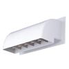 NASTA KS-700PRE-SG Outdoor Ventilation Vent, Resin, Forced Ventilation, Deep Type, Silver Gray, Unit: 15.35cm Deep, Unit: 15cm High, Unit: 34cm Wide