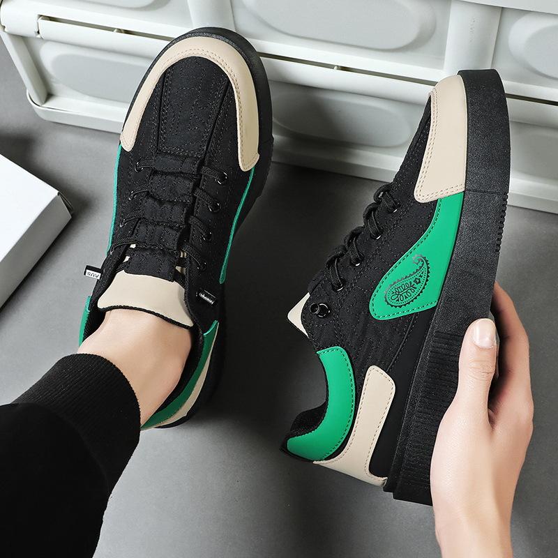 Men's shoes 2025 autumn new versatile casual sports platform men's explosion lazy one pedal trend flat shoes