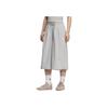 Adidas Fos Future Style Woven Skirt Fashion Comfortable Beautiful Simple Casual Shorts Women Skirts Light-Gray KC3761