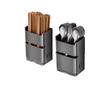 Wall-Mounted Kitchen Chopsticks & Utensil Holder with Draining Basket and Rag Rack