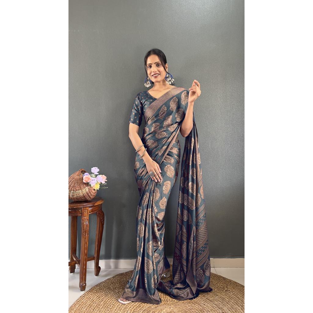 Very Easy Wearable Saree In Just 60 Seconds