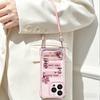 Waiting for the Flowers To Bloom, Suitable for Apple 17Pro Mobile Phone Case 16pro Makeup Bracket 15 Lanyard 14 Pink 13 Silicone Case