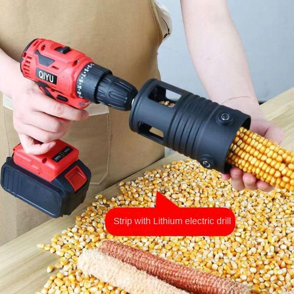 Electric Corn Thresher Fully Automatic High-efficiency Corn Kernel Peeler  Home Use Suitable