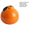 Dekorative Keramik-Knospenvase in Orangenform, Modernes Frucht-Design Kleiner Hydrokultur-Pflanzer für Zuhause, Zimmer, Büro, Tischdekoration