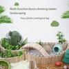 1 Stück Einfach zu installieren Hamster Kletterleiter Holz Etage Plattform Kleintierbedarf