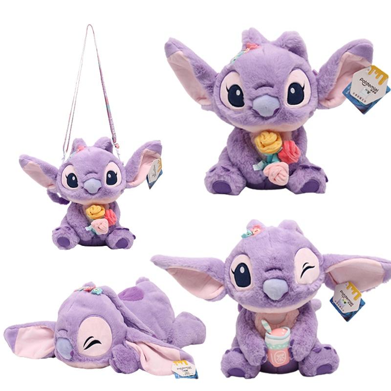 Adorable Lilo Stitch Plush Toys Crossbody Bag For Kids Birthday Xmas Gift