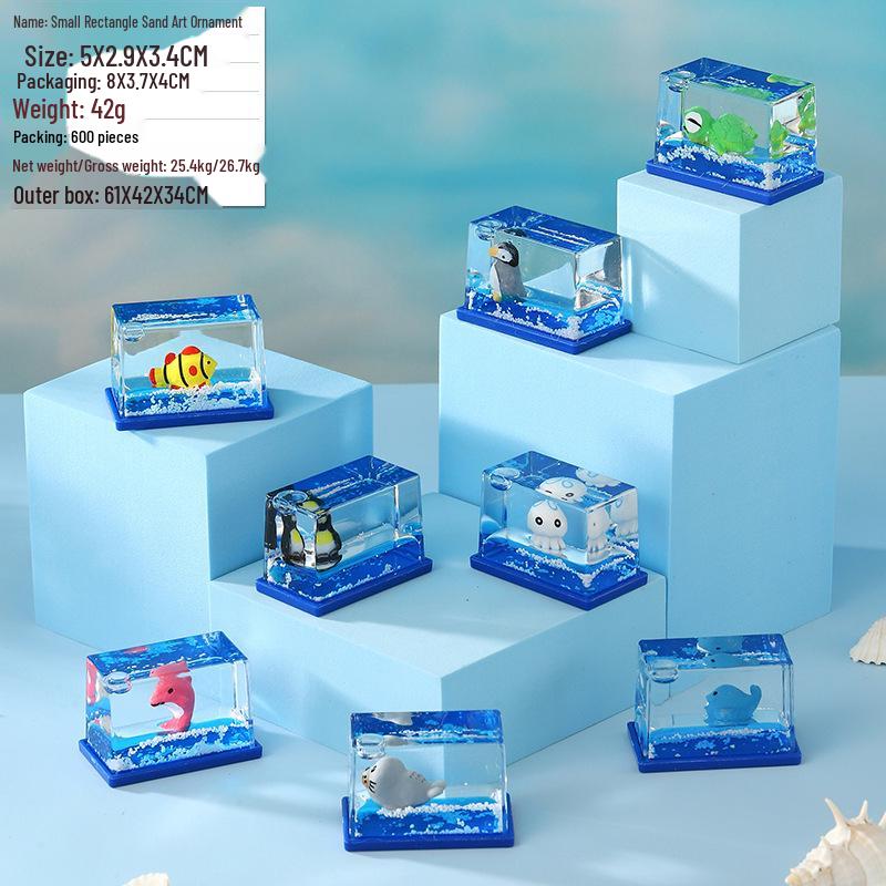 Newcomer Offer: Titanic Fluid Drift Bottle Desk Ornament - Premium Accessory