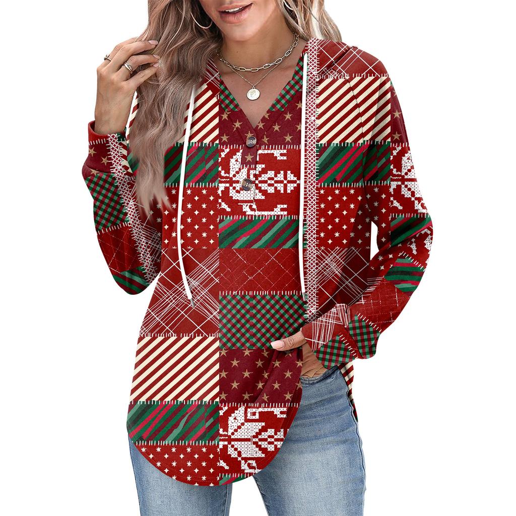 Women's Fashion Women's Lightweight Long Sleeve Pullover With Pockets Preppy Graphic Hoodie