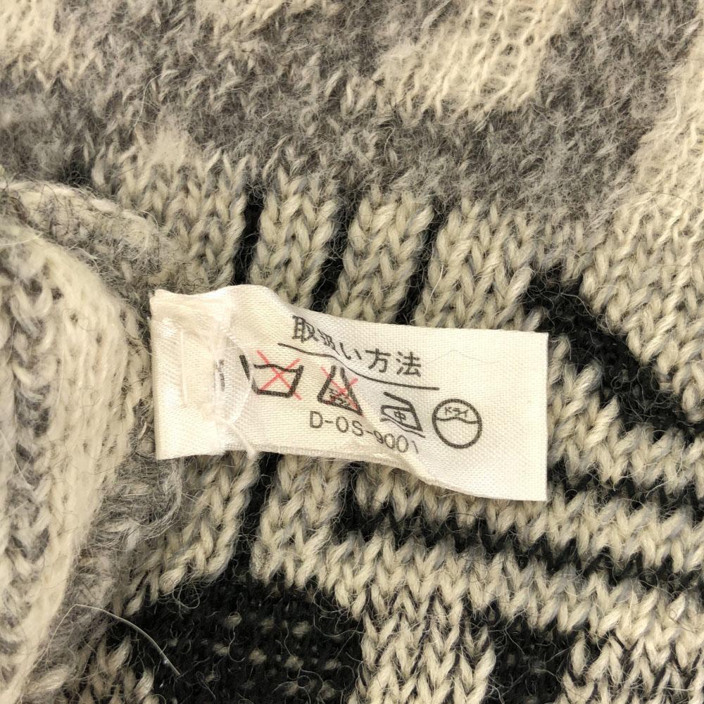 JACKSTONE 80s 90s Made In Italy Old Overall Handle Long Sleeve Turtleneck Sweater Men's Used
