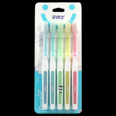 Dr. Oral Iridescent Gum Protection Soft Toothbrush - 5 Pack
