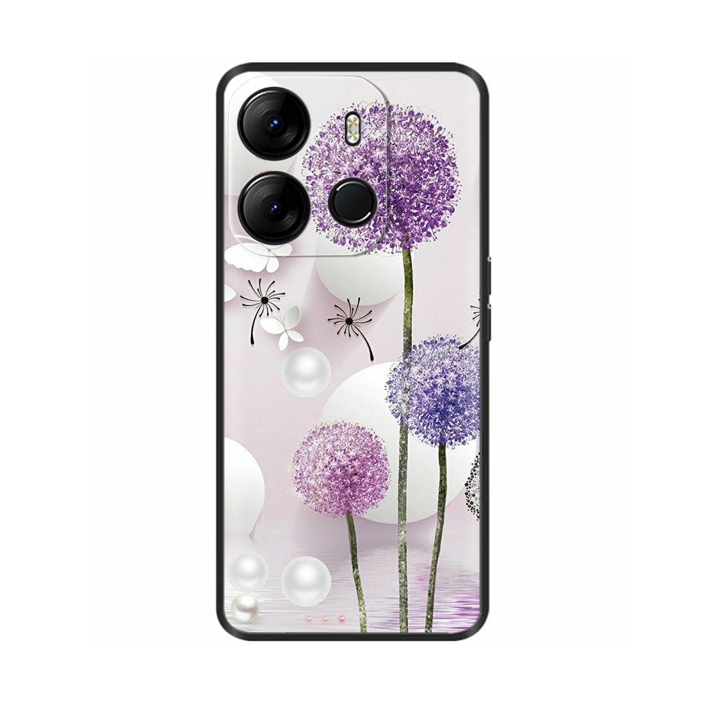 Für Tecno Spark Go 2023 Hülle Beliebte Blumen Silikon Handyhülle Für Tecno Pop 7 Pro Cover SparkGO Hüllen Schutzhüllen Schalen
