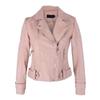Motorcycle Leather Jacket Women's Short Washed Leather Spring New Leather Jacket Short Women's Spring and Autumn Coat