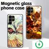 Anime One-Punch Man Phone Case For Samsung S25 S24 S23 S22 S21 S20 Plus Ultra Note20 Glass Magnetic Case