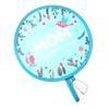 1Pc Ventaglio pieghevole portatile in nylon per regalo di festa Ventaglio estivo adorabile