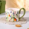 Design Sense Niche Wide Handle Office High Value Water Cup Coffee Cup, Home Couple Breakfast Cup