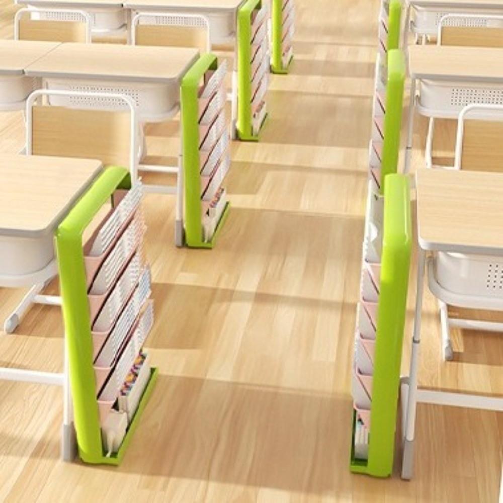 Removable Study Desk Organizer Multi-Layer Side Mounted Bookshelf  Student Table