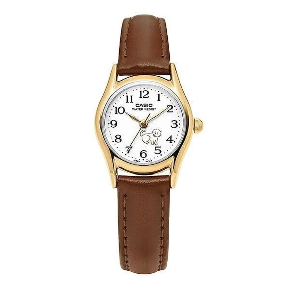 [Cio] Cio Watch LTP-1094Q-7B7RDF (LTP-1094Q-7B7) Puppy Analog Women s Leather Watch LTP-1094Q-7B7RDF