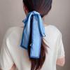 Headband Wraps Stripe Neckerchief Silk Scarf Printed Scarf Korean Style Scarves Small Long Scarf