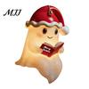 Party Space Decoration Reading Ghost Night Light Cute 3D Xmas Hat Bedside Lamp Bedroom Resin Book Nightlight for Study Room Decor