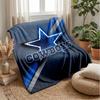 Coperta in Flanella Pile Dallas Cowboys Coperta Calda e Accogliente per Divano Letto Viaggio Uso in Tutte le Stagioni