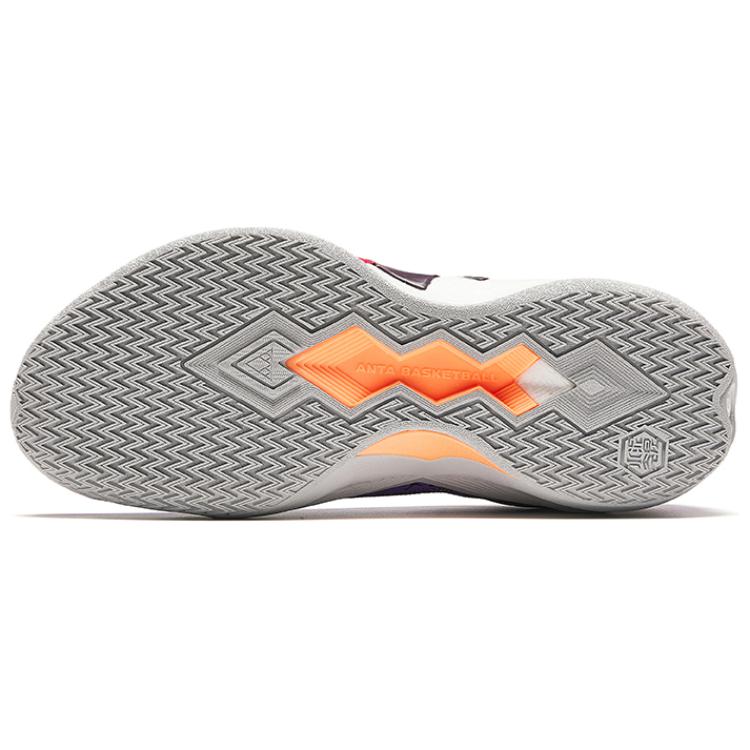 Anta Crazy 1 Professzionális Kosárlabda Cipő Férfi Sneaker Nemes-Lila 112431106-6