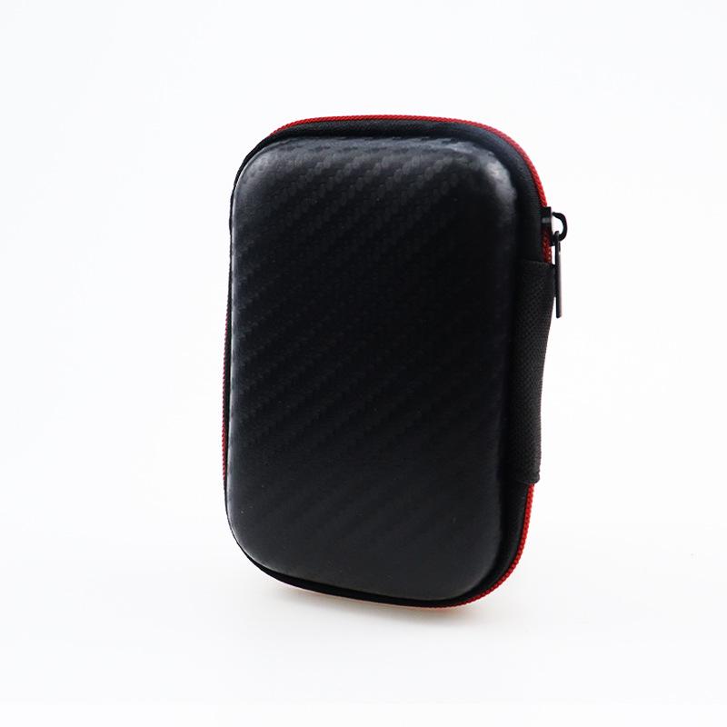 EVA Earphone & Cable Organizer with Mesh Pocket for Camera & Charger
