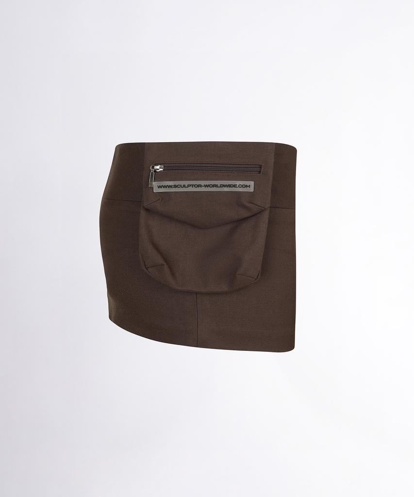 SCULPTOR Waist Point Classic Skort Brown