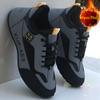 Winter Cotton Shoes, Men's Warm Plush Shoes, Waterproof Shoes, Thickened Casual Sports Running Shoes