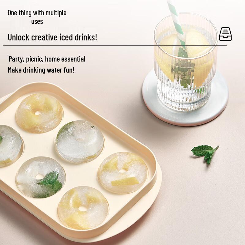 DIY Donut Ice Cube Mold
