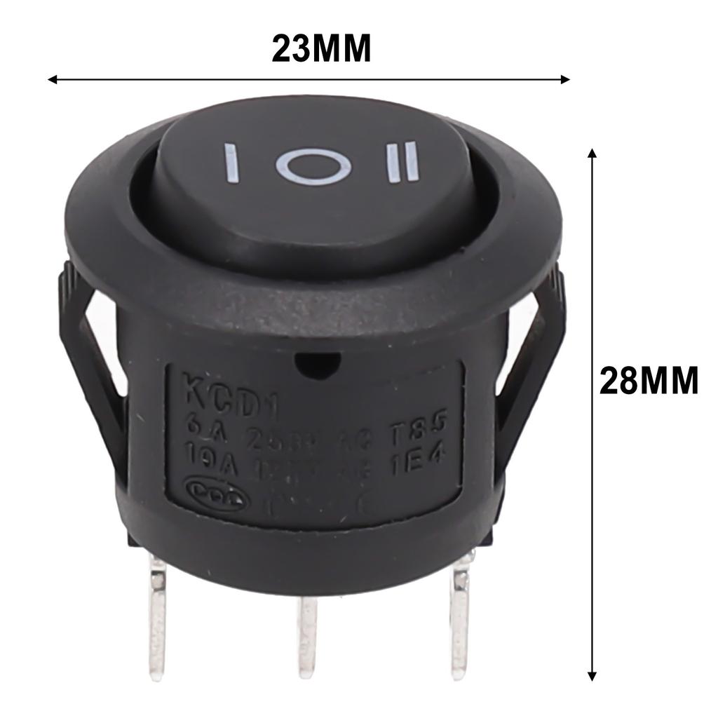 Caravan Wohnmobil Anwendung Wippschalter 3Pins Toggle