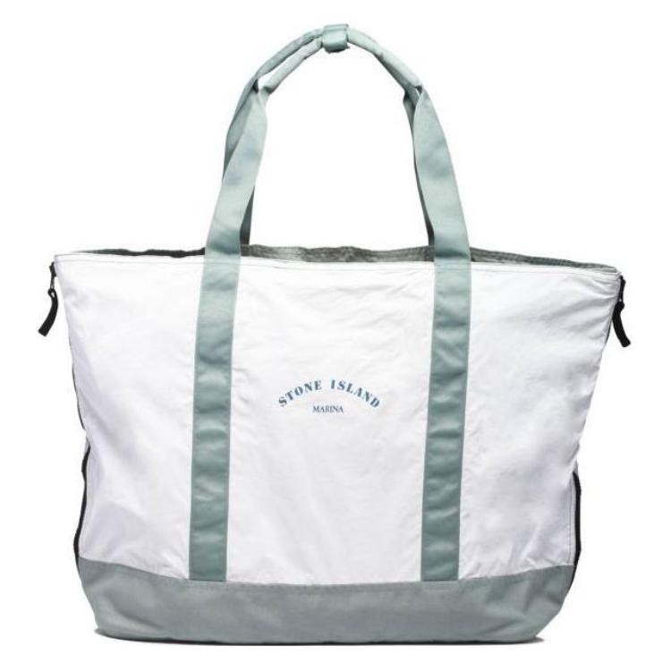 

Новые сумки кроссбоди через плечо из полиамида STONE ISLAND большого размера, мужские, бело-зеленые 7815911X1V0041 59.9*17.0*38.1CM