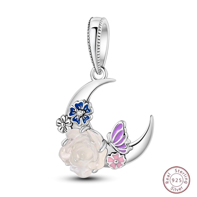 Copper Beaded Pendant Shiny Zircon Spring Cute Bow Original 3Mm Bracelet Women Fine Jewelry