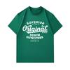 Men's 100% Cotton Crew Neck Short Sleeve T-Shirt, Superior Original Denim Outfitters Retro Printed Casual Lightweight Tee for Daily Wear