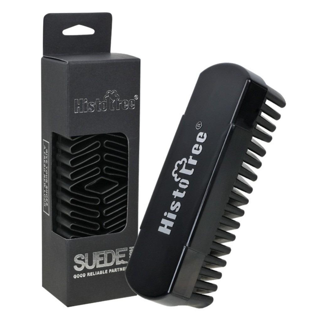 Rubber Suede shoe Brush Nubuck Material Wooden Suede Eraser Soft Stain Removal Care Cleaning Brush for Shoes/Bags/Jacket/Purse